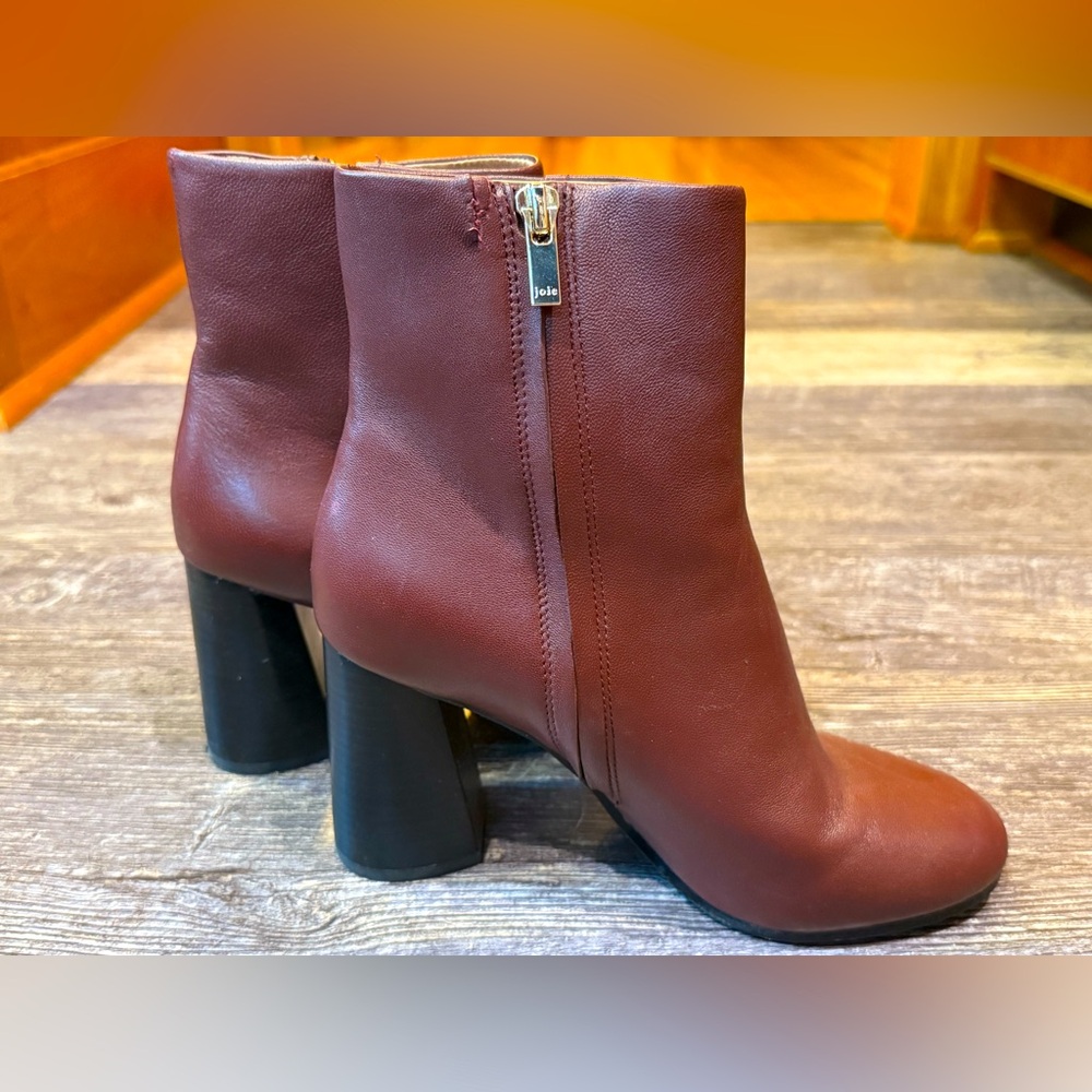 Joie Lorring red boots size 7 (37 EU) excellent condition